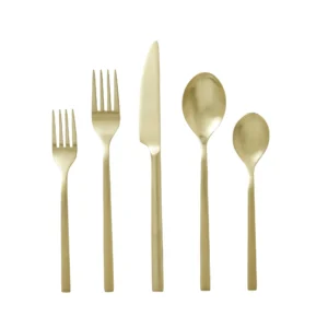 Holden Stainless Steel 20 Piece Flatware Set Gold