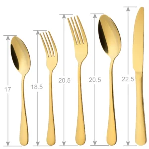 20 Piece Silverware Set Stainless Steel Flatware Cutlery